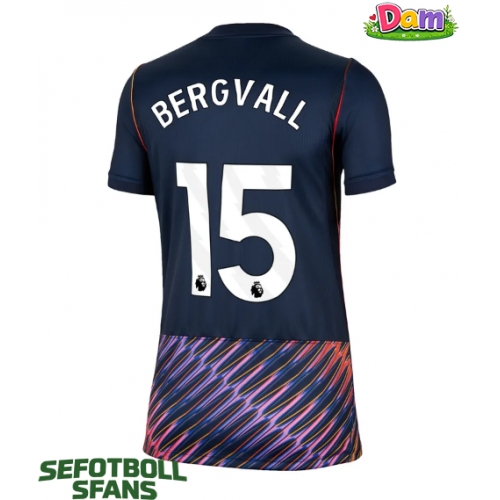 Tottenham Hotspur Lucas Bergvall #15 Bortatröja Kvinnor 2026-27 Kortärmad